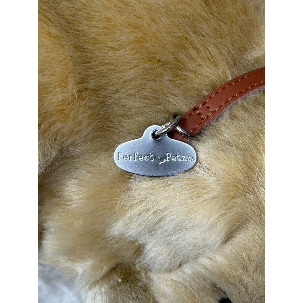 Perfect Petzzz Golden Retriever Realistic Sleeping Breathing Puppy Plush w/ Bed